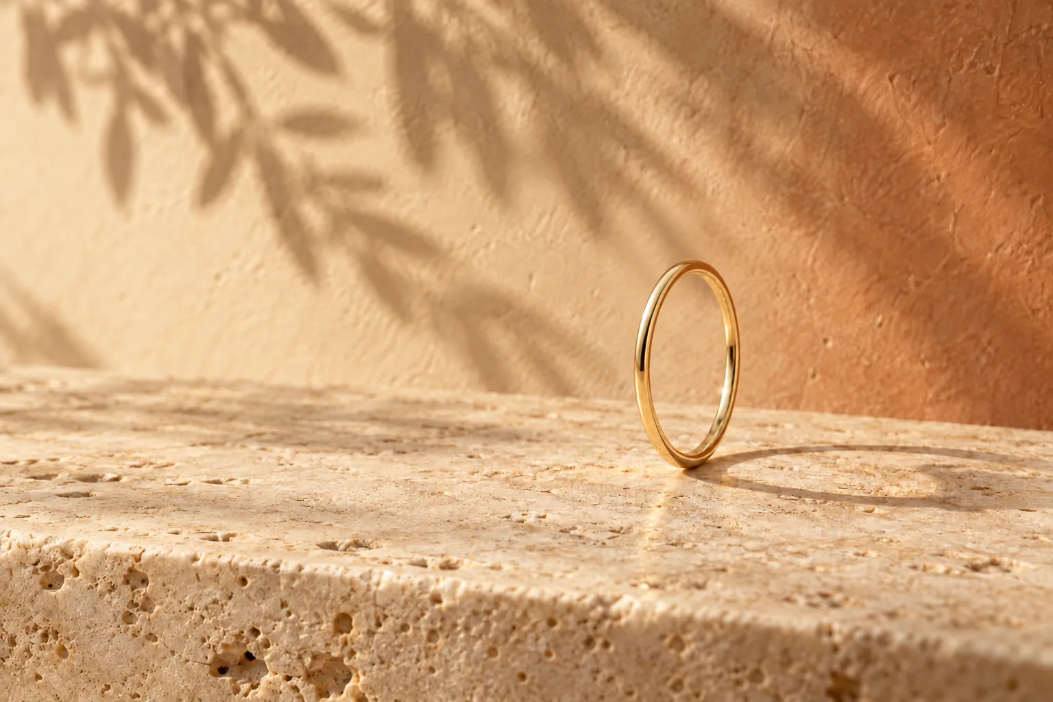 The circle closed into a plain gold band